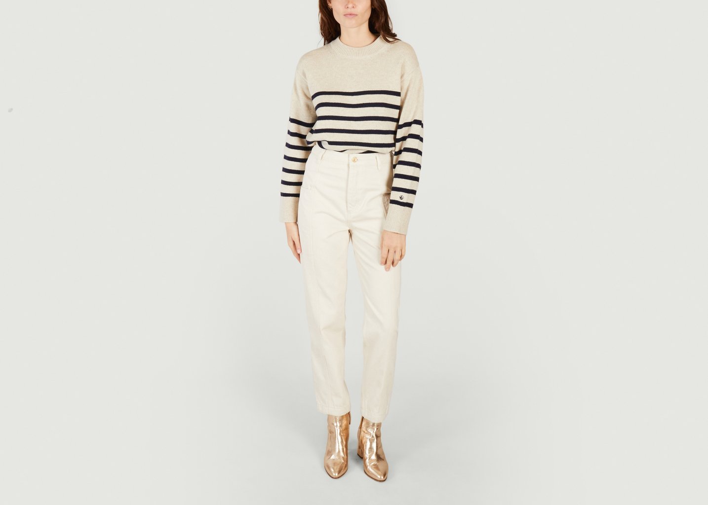 L'exception Jean Taille Haute Nora Ecru Reiko