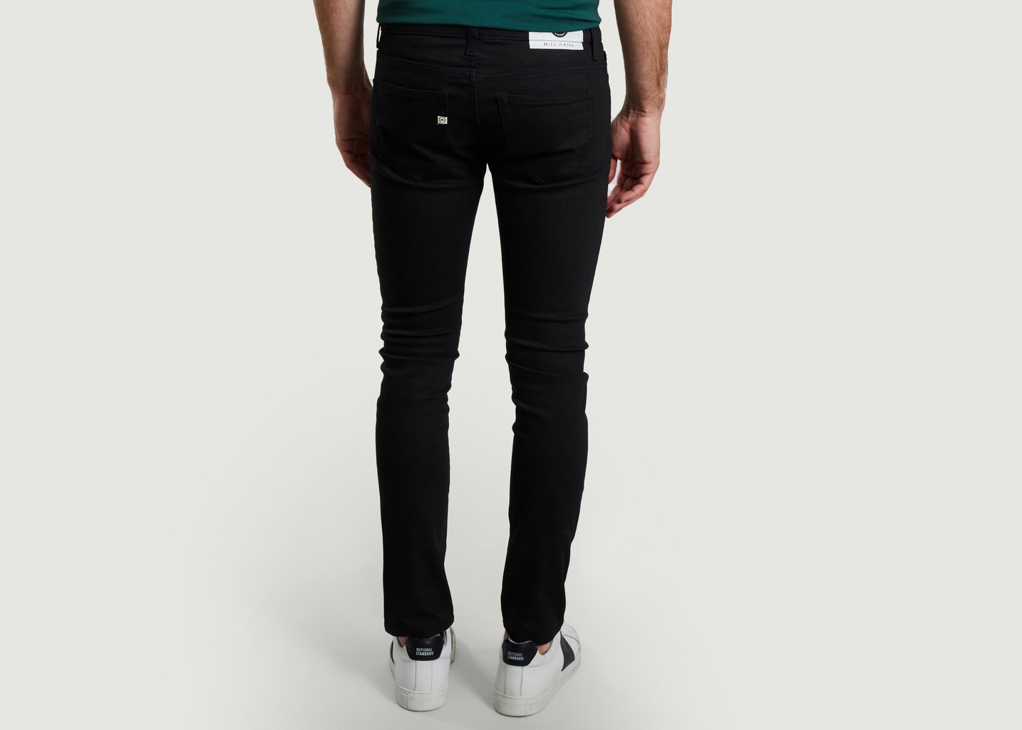 L'exception Jean Teinté Slim Lassen Noir Mud Jeans
