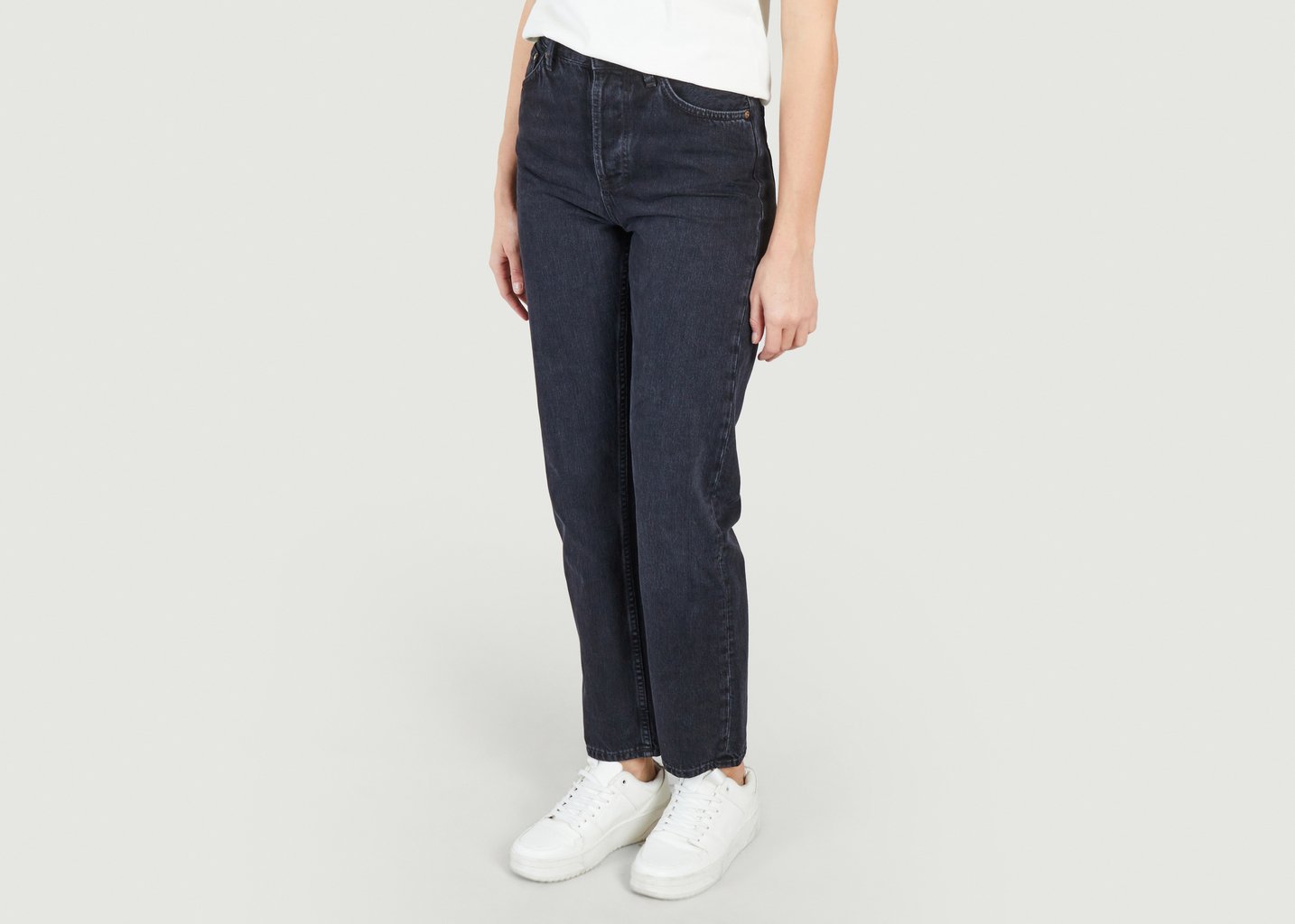 L'exception Jeans Lofty Lo Noir Nudie Jeans
