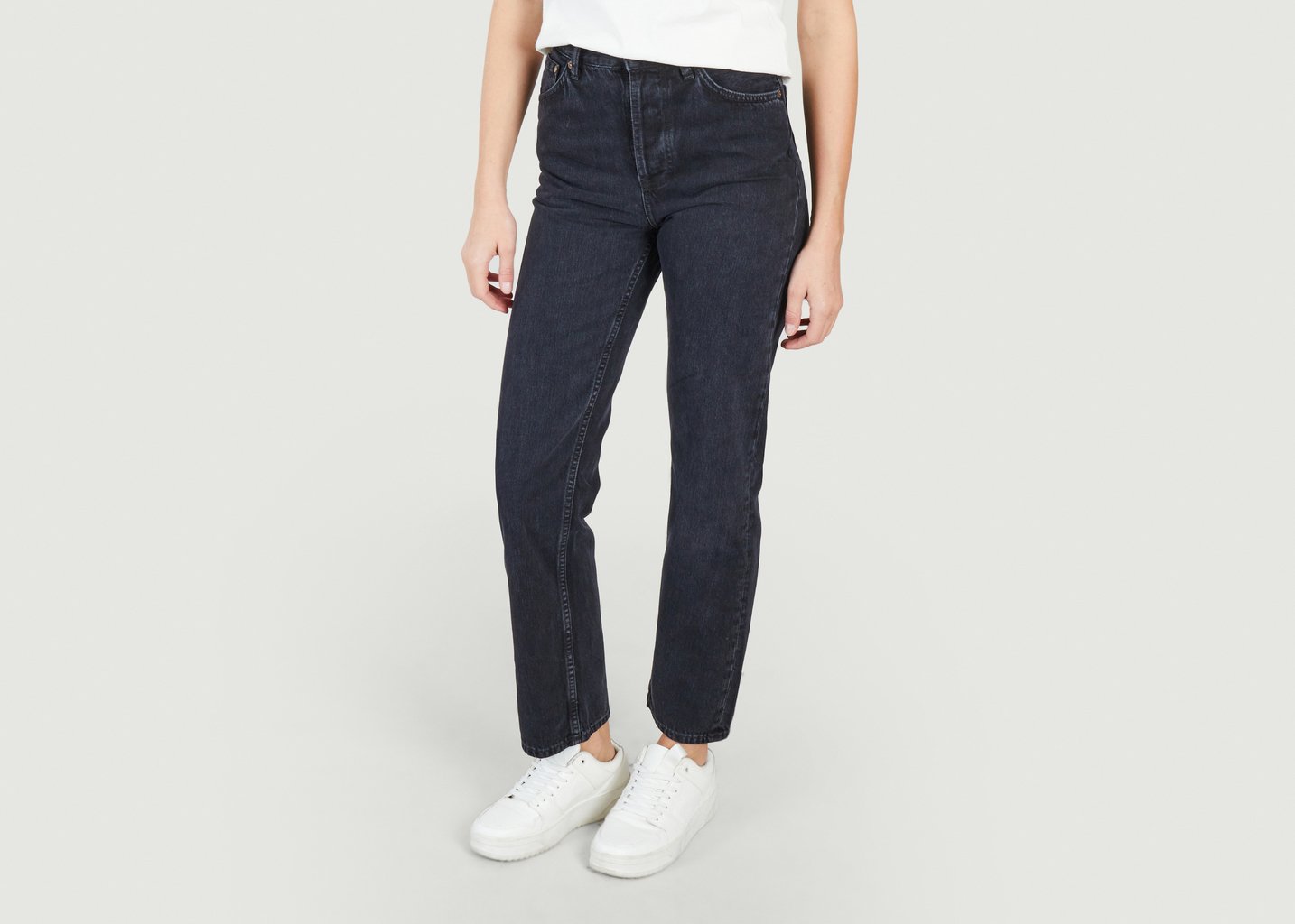 l'exception Jeans Lofty Lo Noir Nudie Jeans
