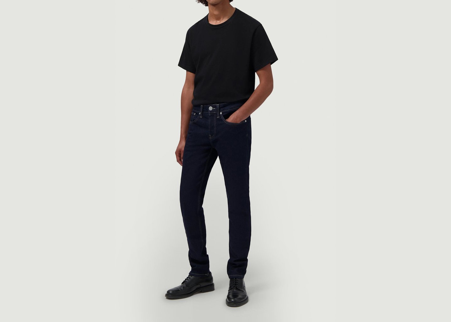 l'exception Jeans Rick Mid Slim Brut Mud Jeans