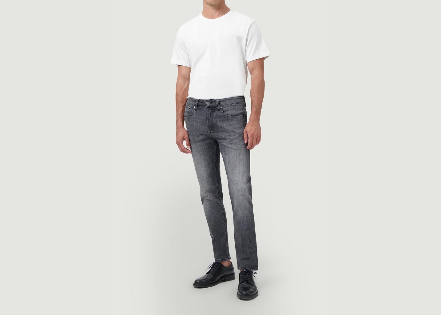 l'exception Jeans Rick Mid Slim Noir Mud Jeans