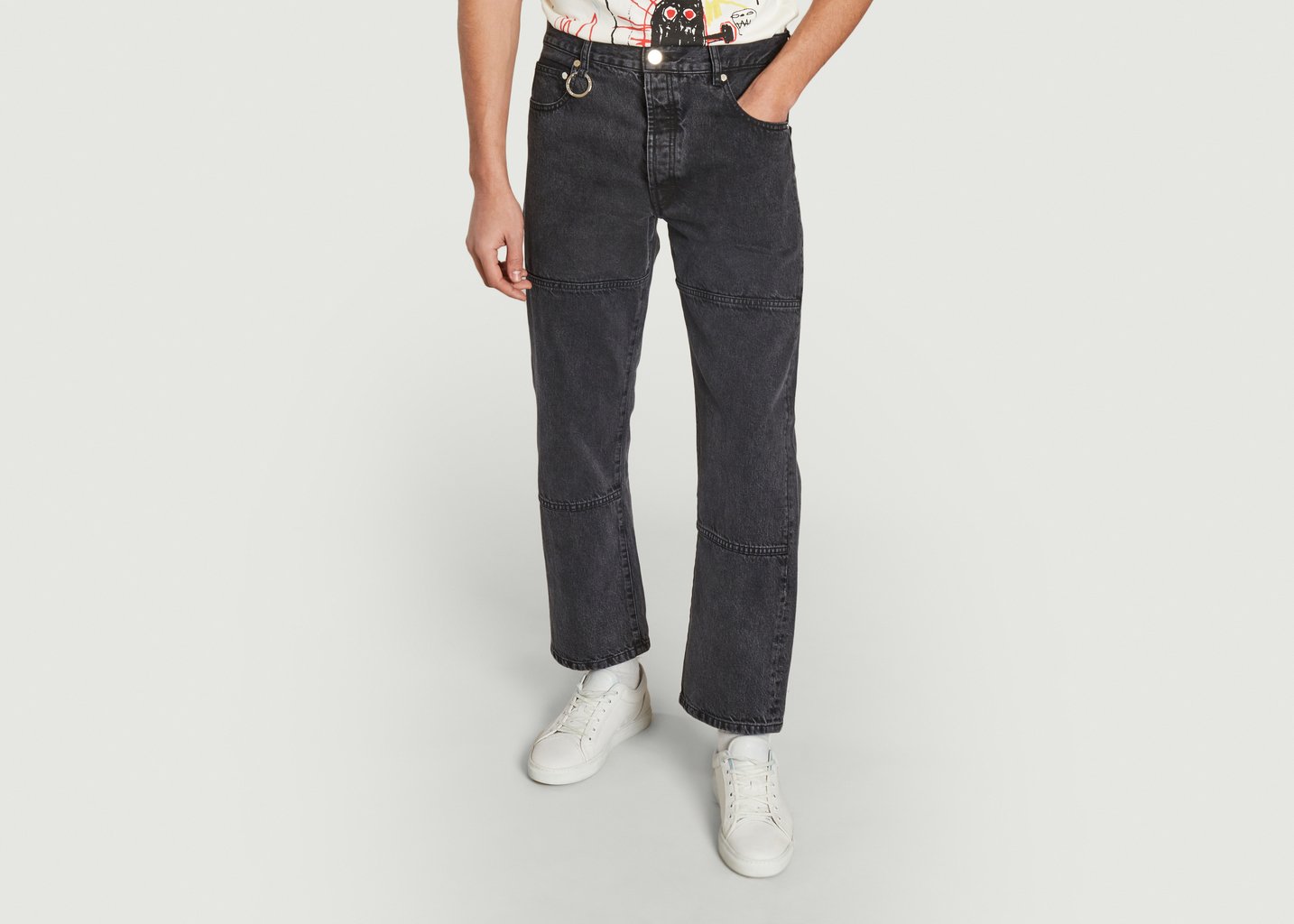 l'exception Jeans Side Cheese Noir Etudes Studio