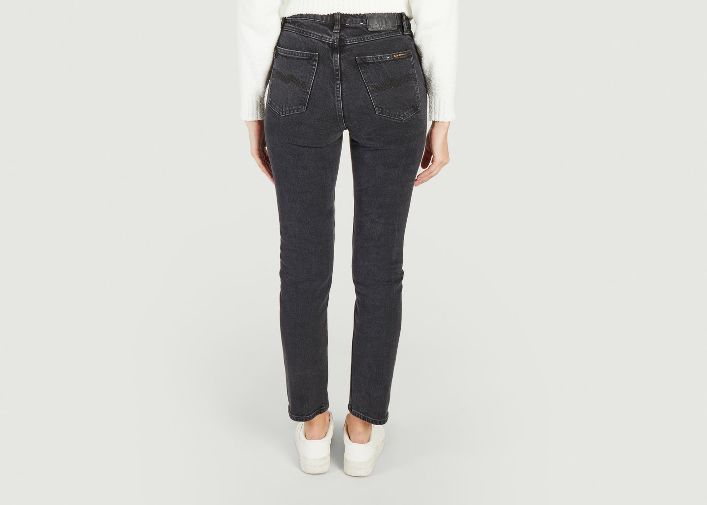 L'exception Jeans Straight Sally Noir Nudie Jeans