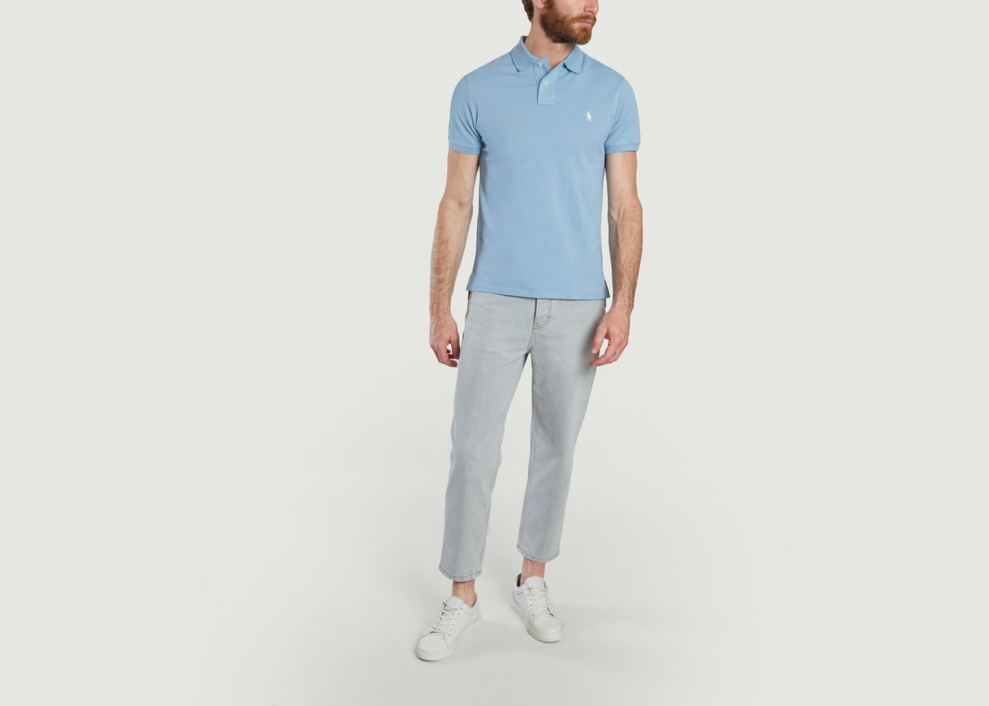 L'exception Jeans Tapered Fit Gris AMI Paris