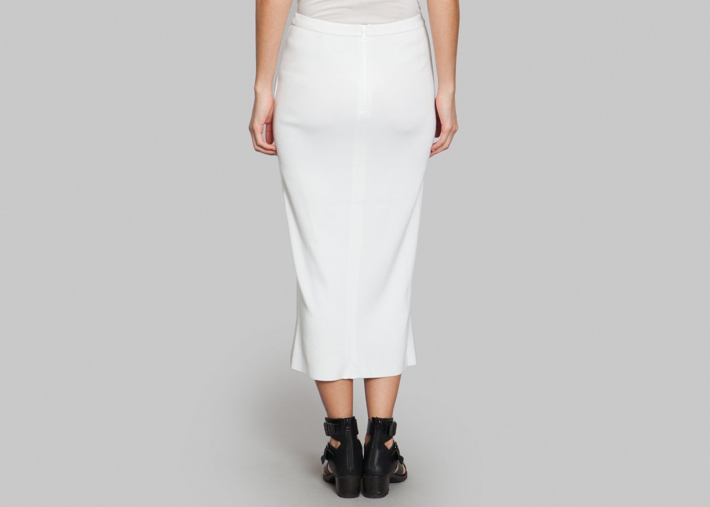 L'exception Jupe Asymétrique Blanc Masha Ma