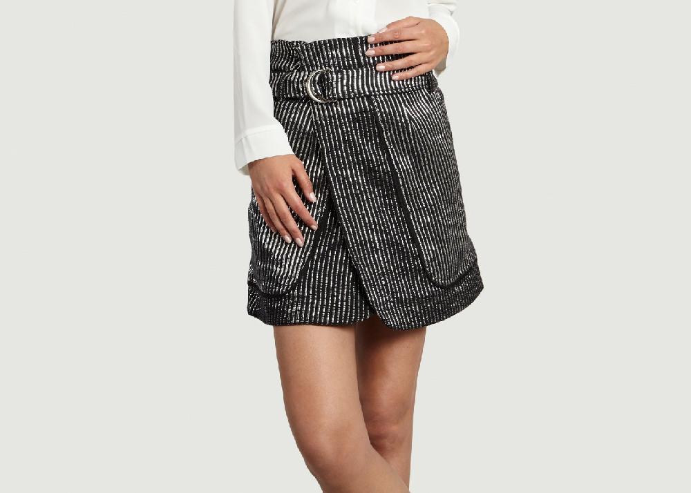 l'exception Jupe Bell Noir Laurence Bras