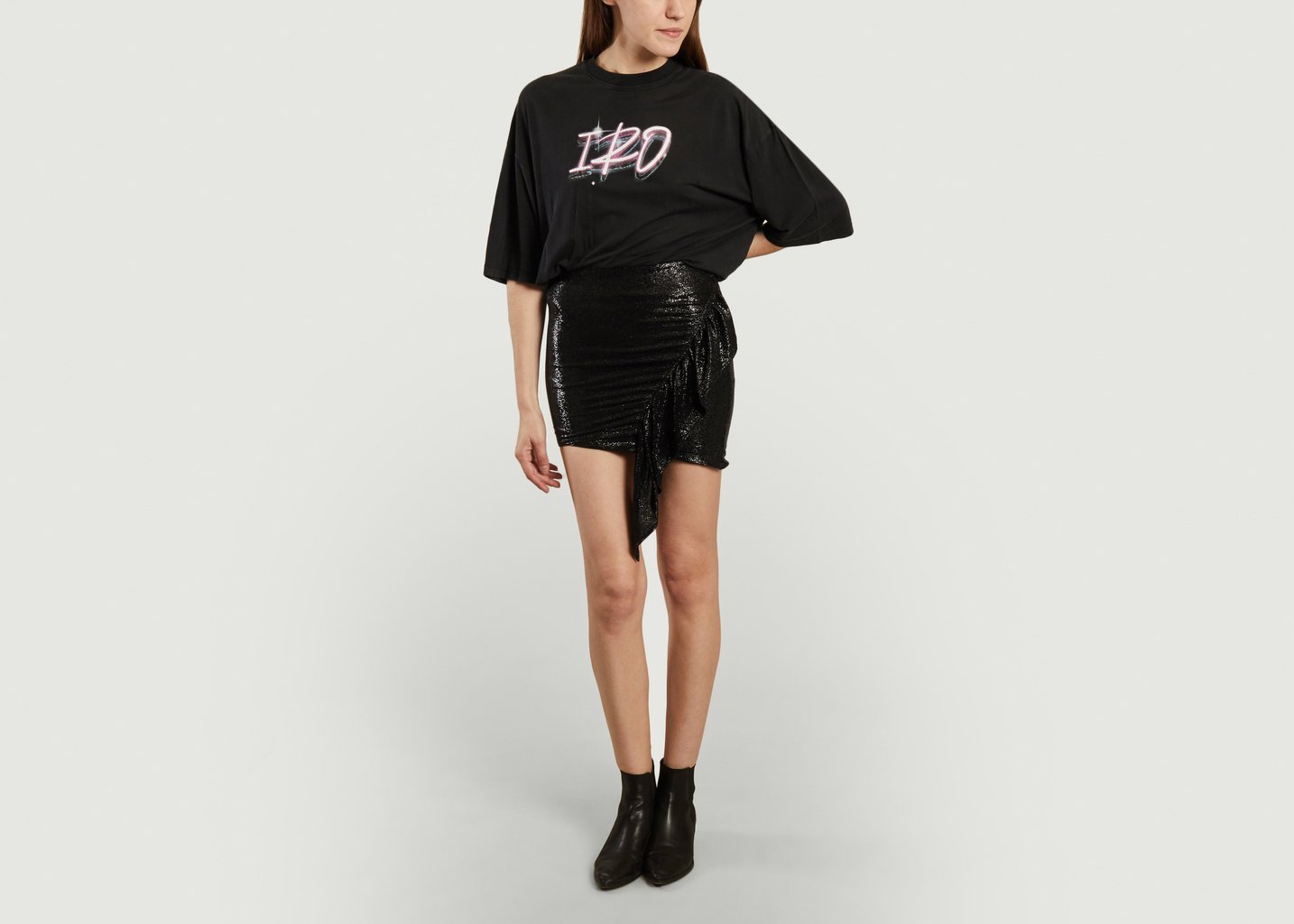 L'exception Jupe Cassiou Noir IRO Paris