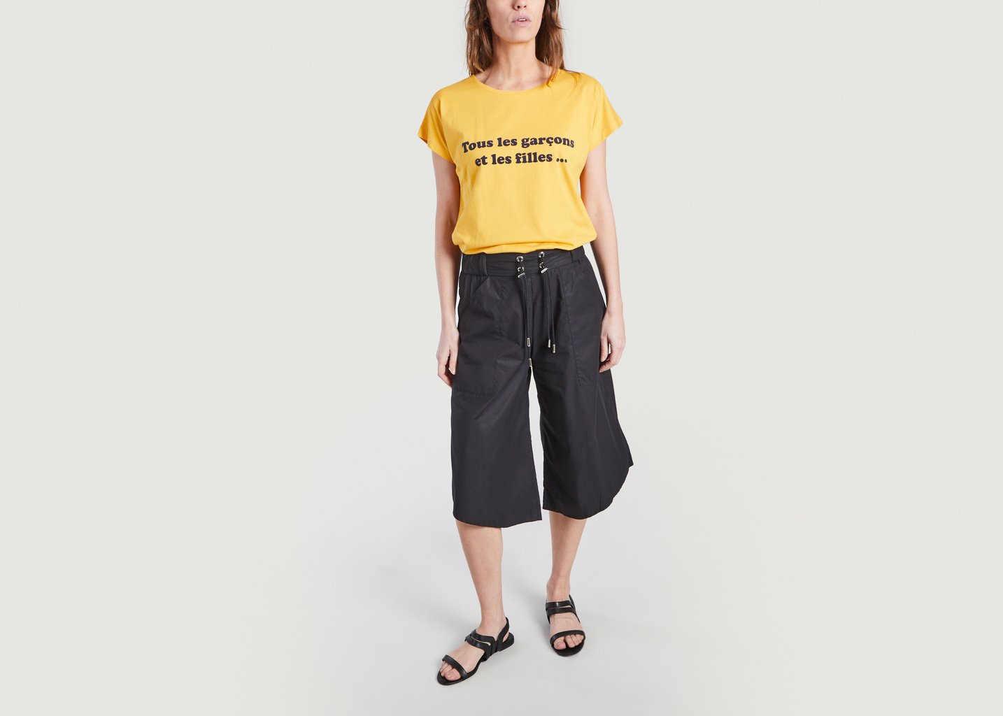L'exception Jupe Culotte Melody Noir Wanda Nylon