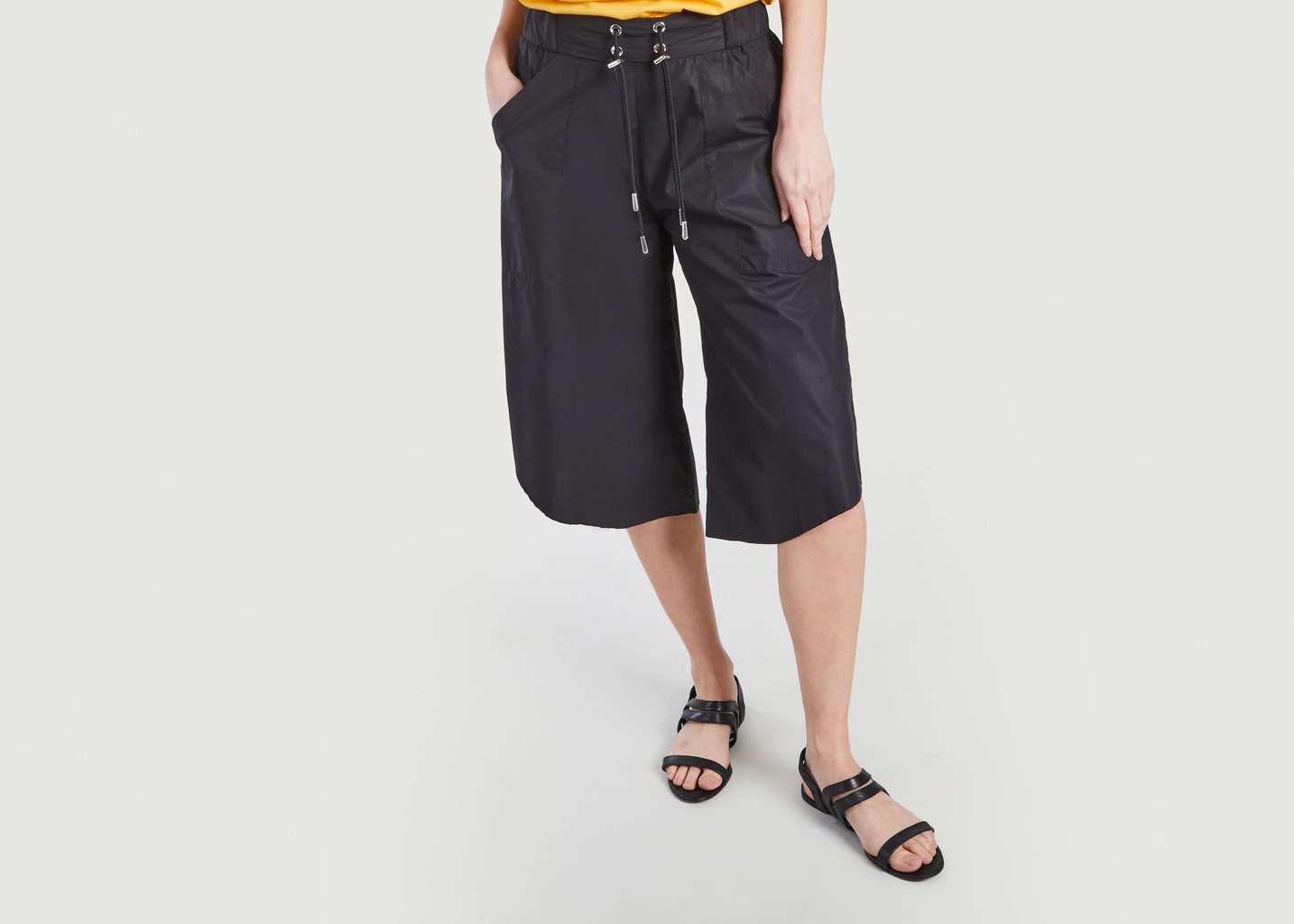 l'exception Jupe Culotte Melody Noir Wanda Nylon
