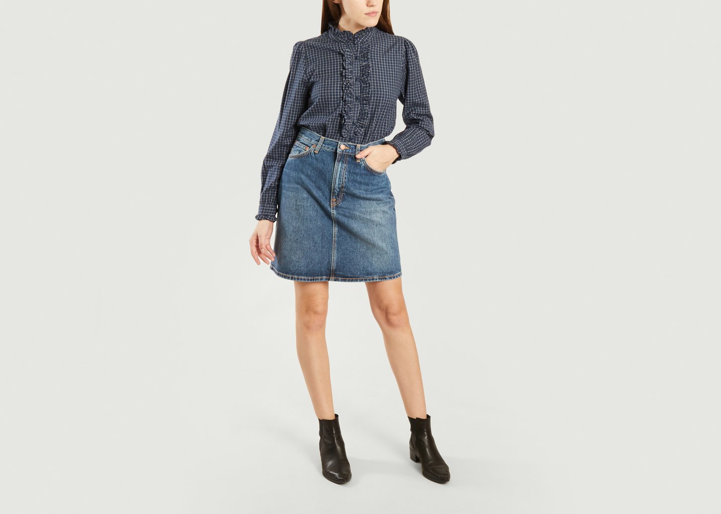 L'exception Jupe Hanna Jean Nudie Jeans