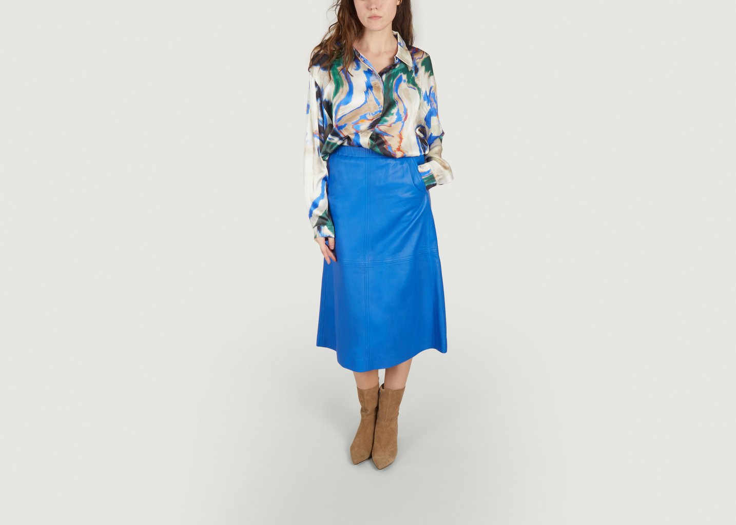 L'exception Jupe Jaggedy Turquoise Munthe