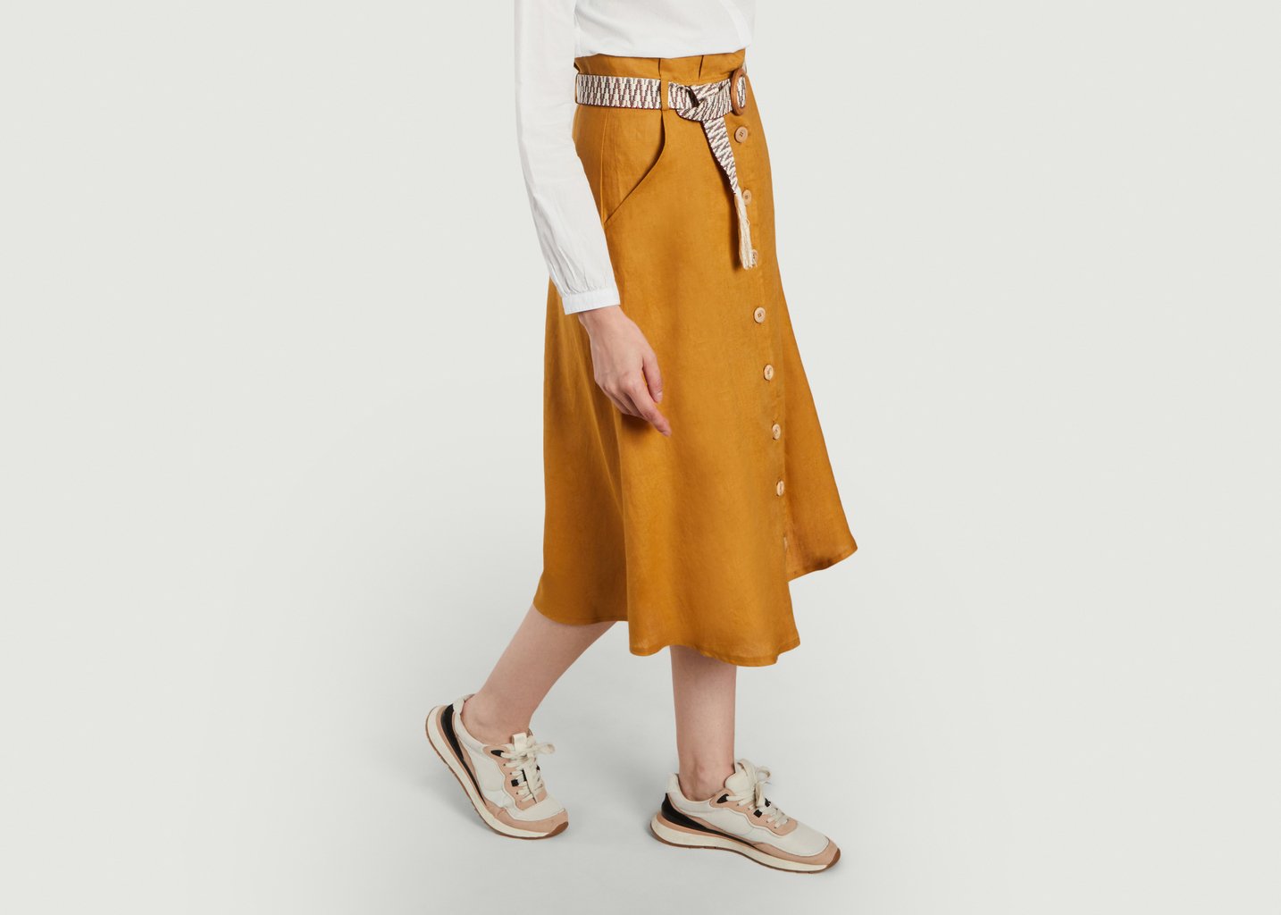 L'exception Jupe Josselin Ocre La Petite Française