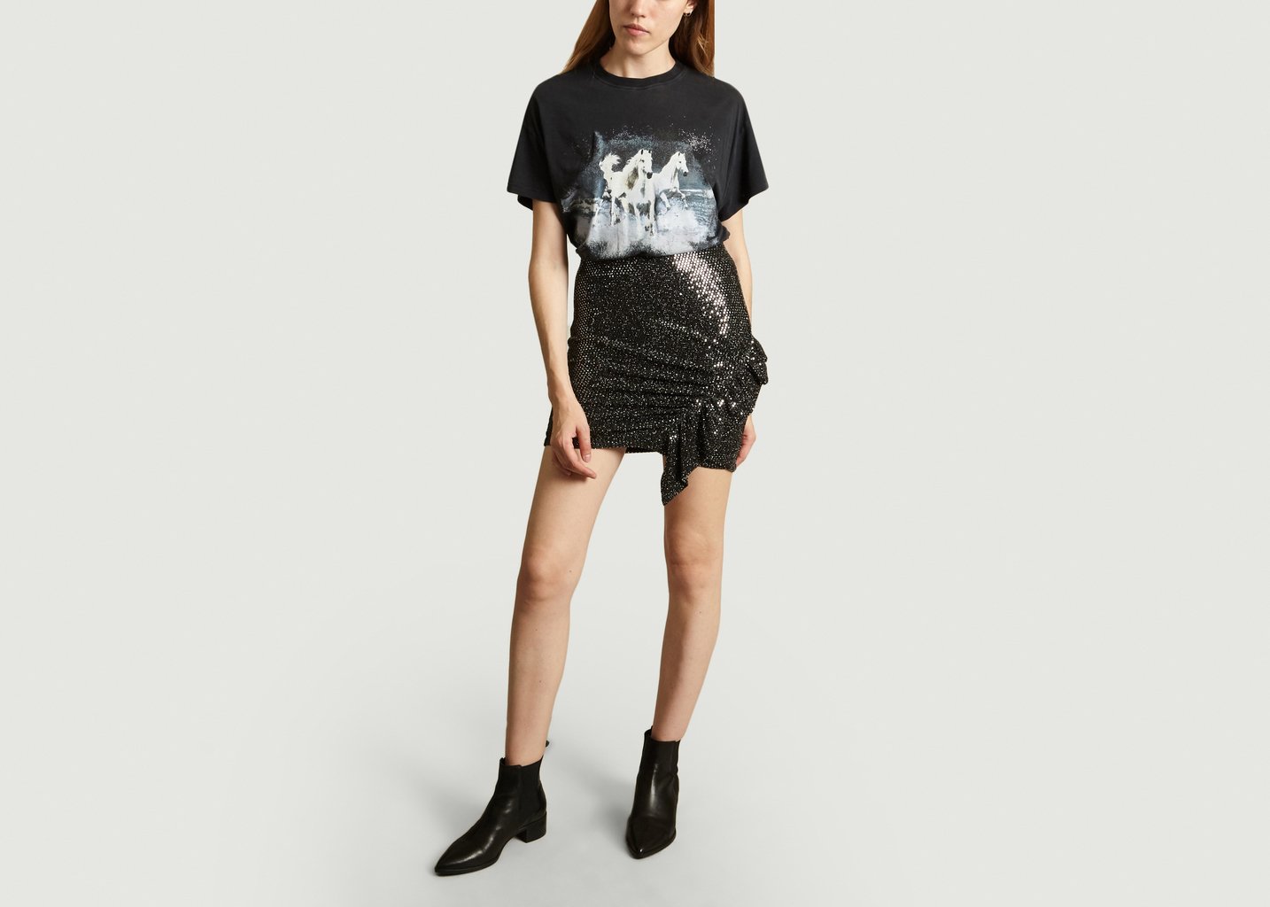 L'exception Jupe Lilie Noir IRO Paris