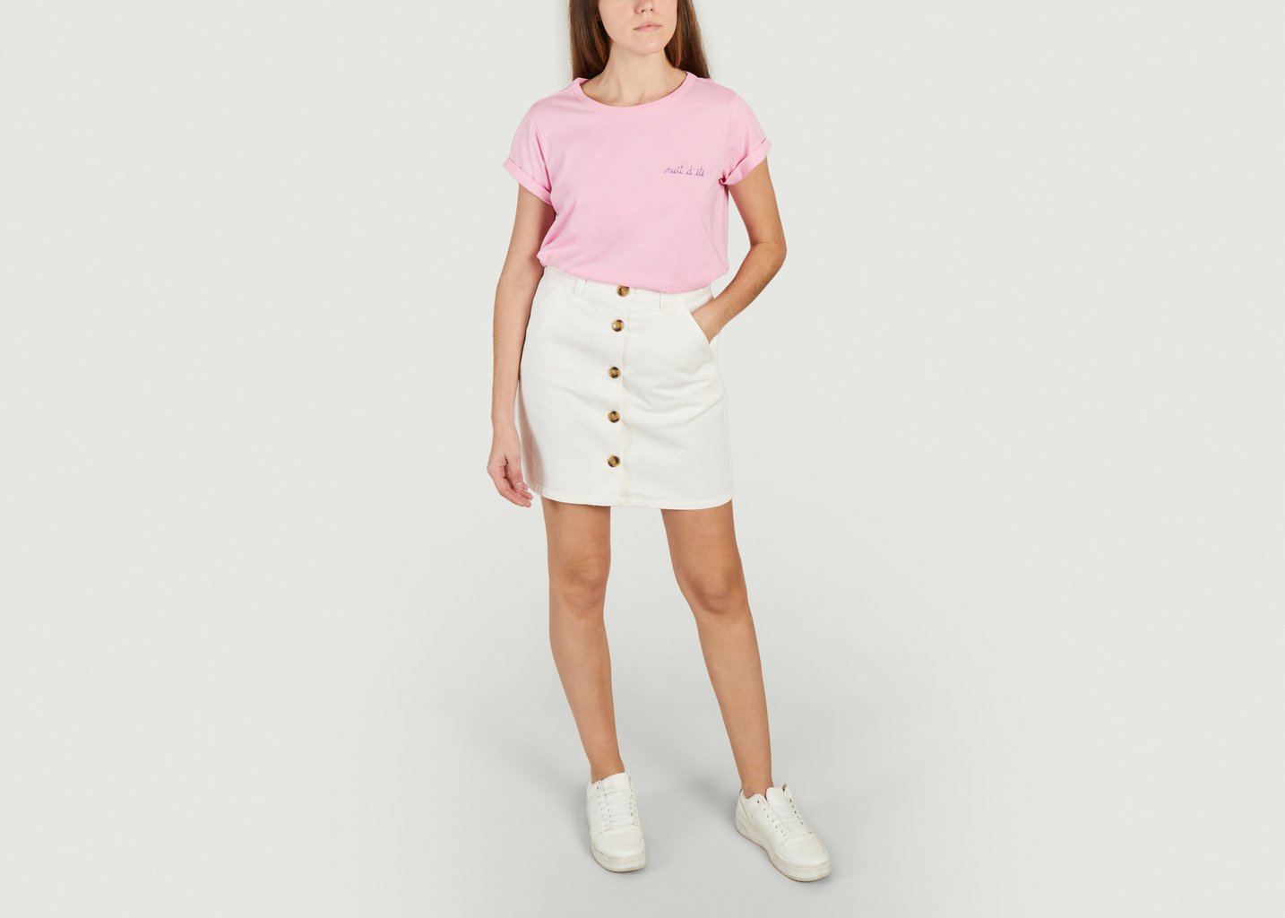 L'exception Jupe Lisle Blanc Maison Labiche