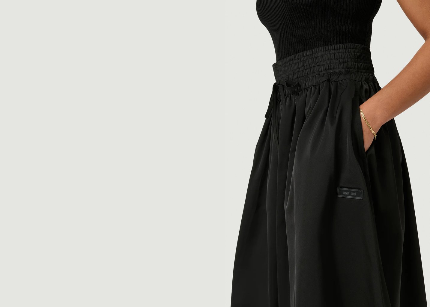 L'exception Jupe Meir Noir Soulland