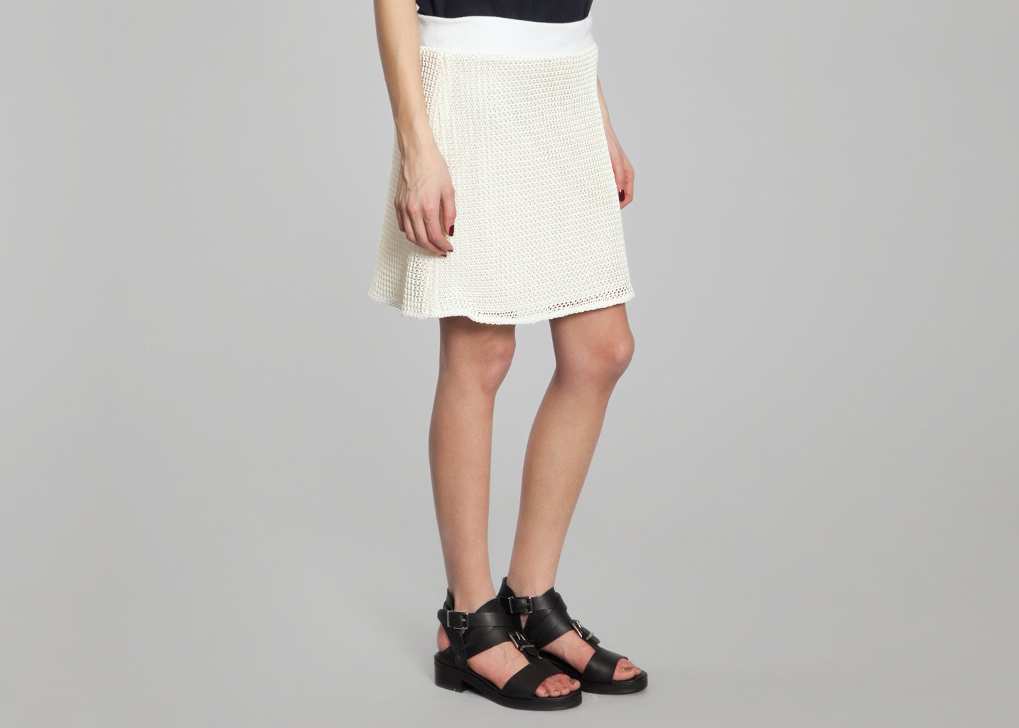 L'exception Jupe Raffia Blanc Monographie