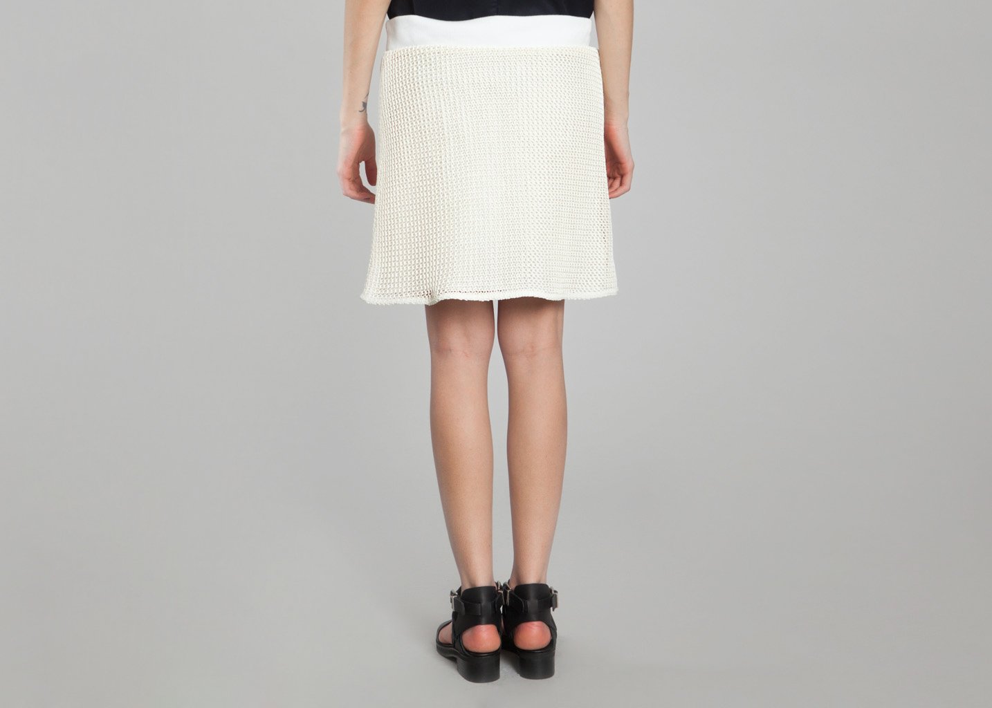 L'exception Jupe Raffia Blanc Monographie