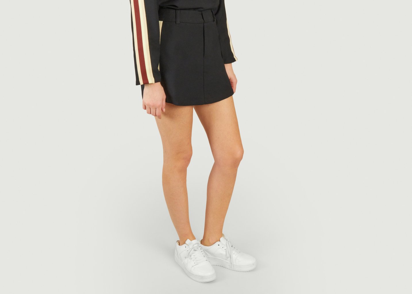 L'exception Jupe Short Sylvia Noir Ba&sh