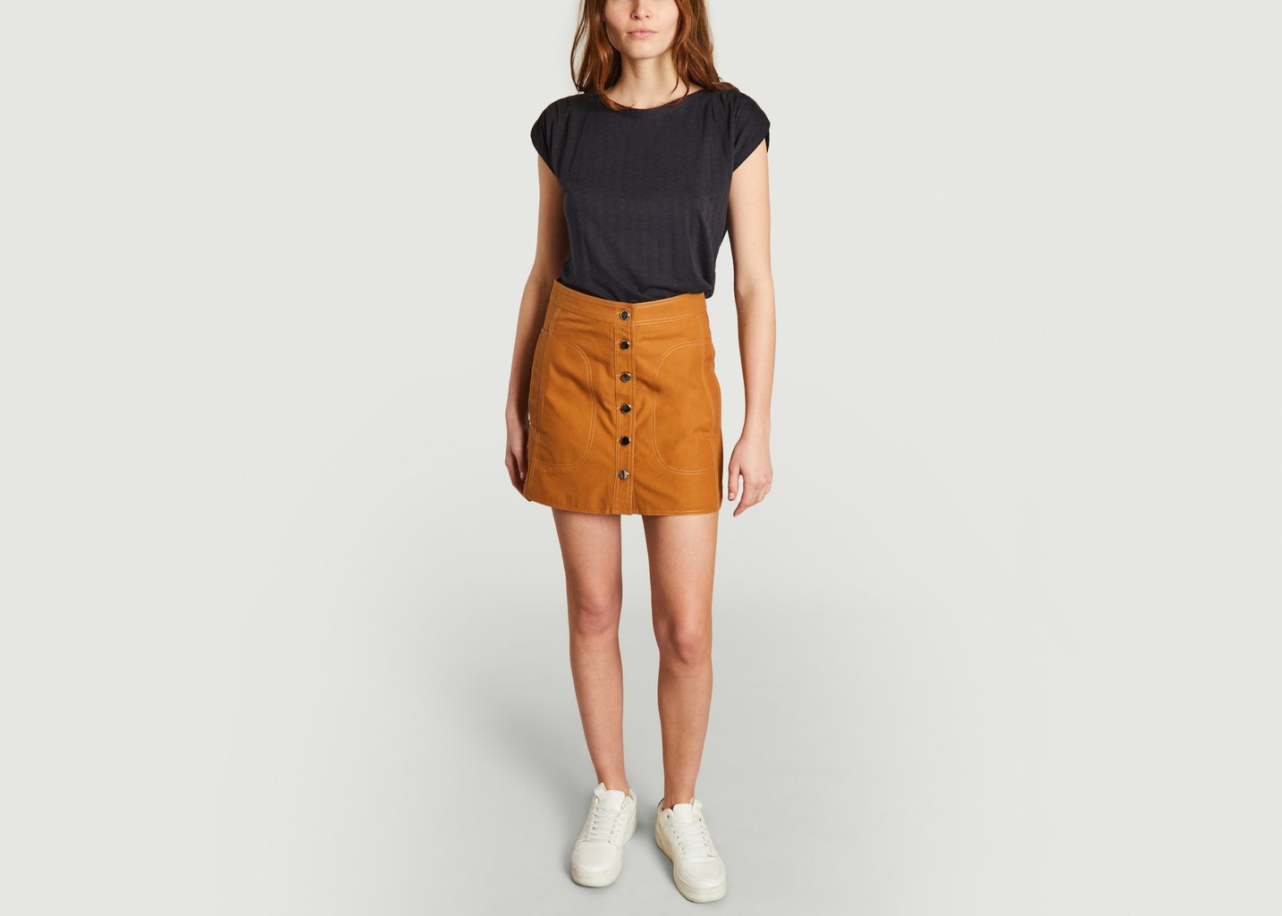 L'exception Jupe Simone Caramel Roseanna