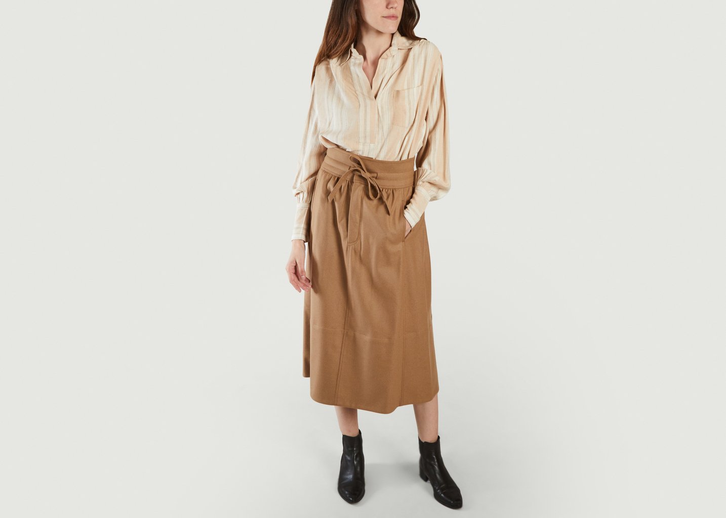 L'exception Jupe Toast Beige Laurence Bras