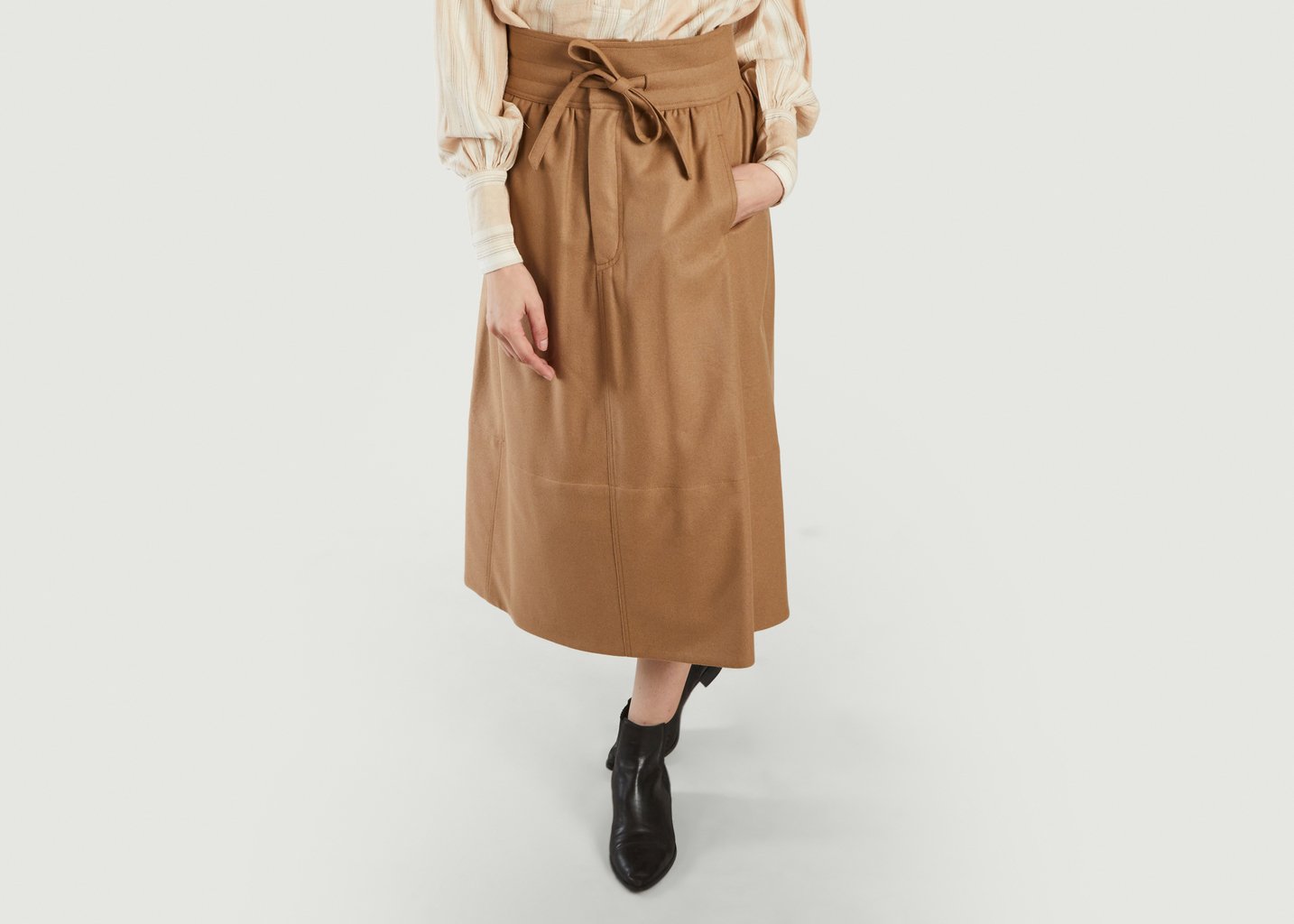 l'exception Jupe Toast Beige Laurence Bras