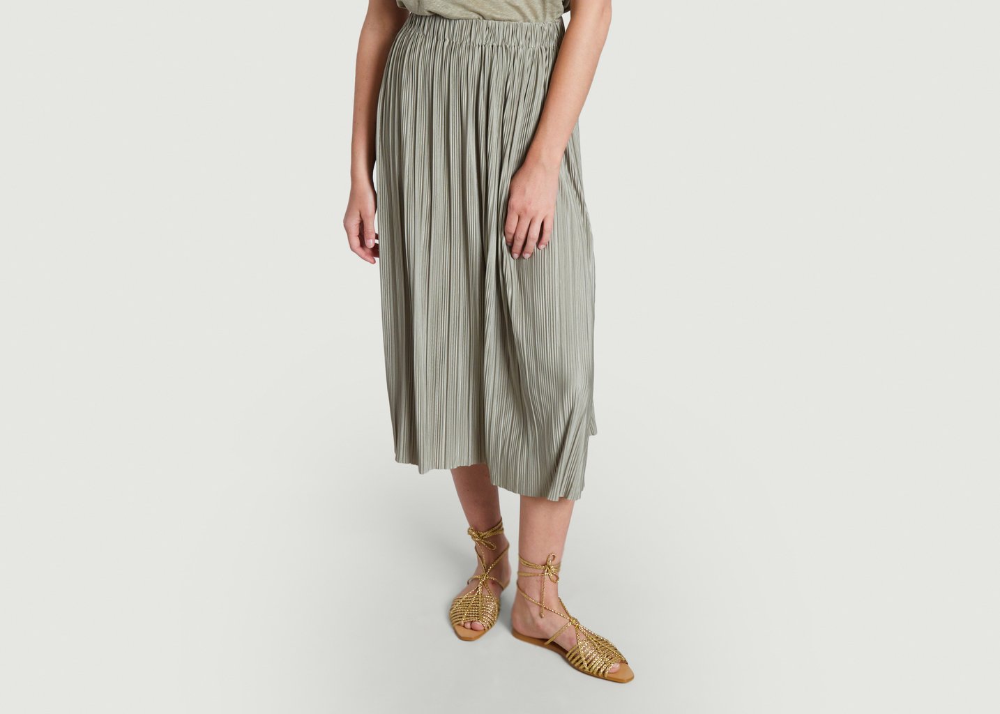 L'exception Jupe Uma Khaki Samsoe & Samsoe