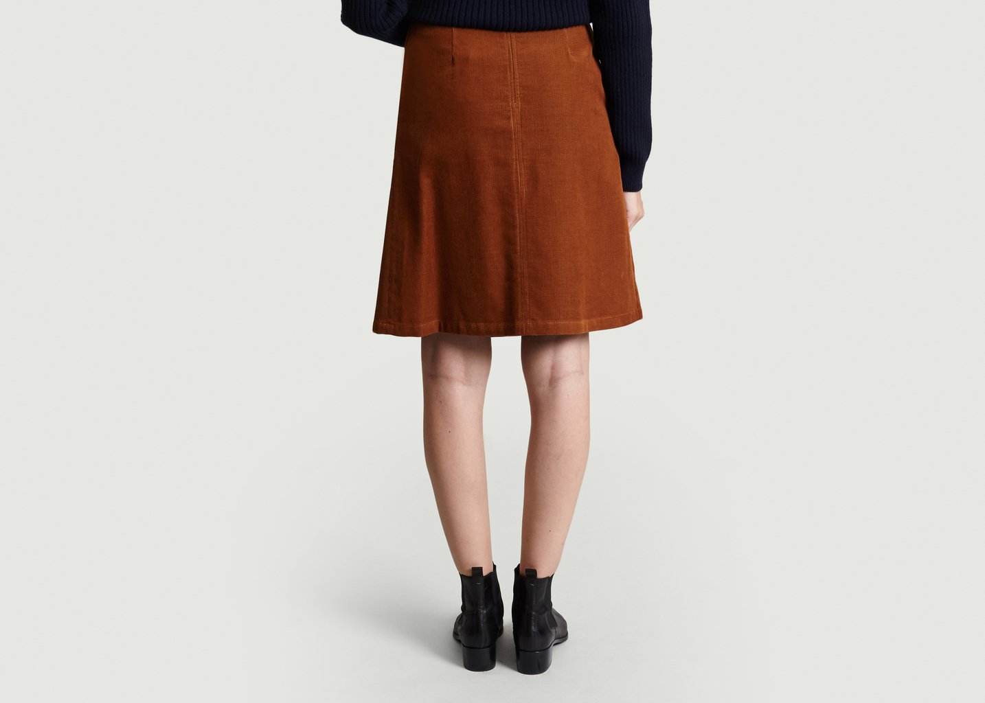 L'exception Jupe Velours Coco Camel APC Paris