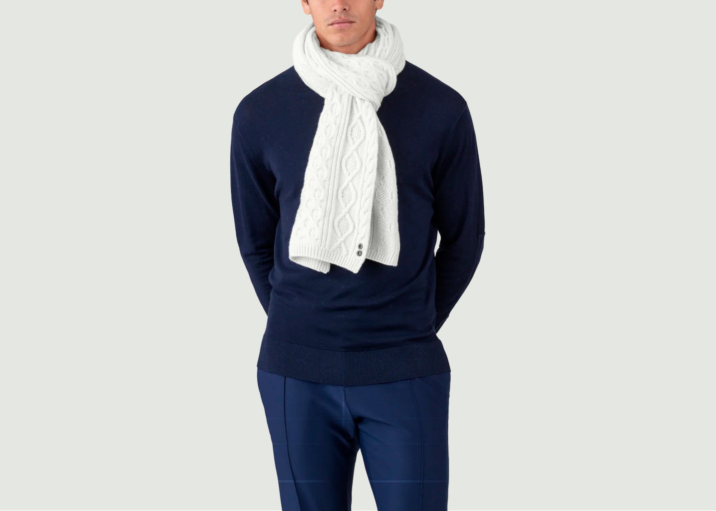 L'exception L'écharpe Telemark Ecru Ron Dorff