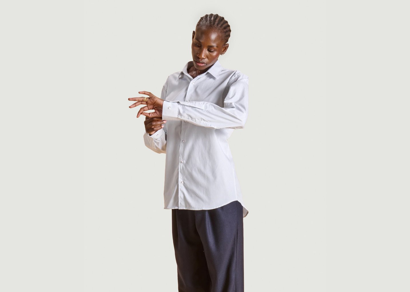 l'exception La Chemise Émile Bleu Clair Soubacq