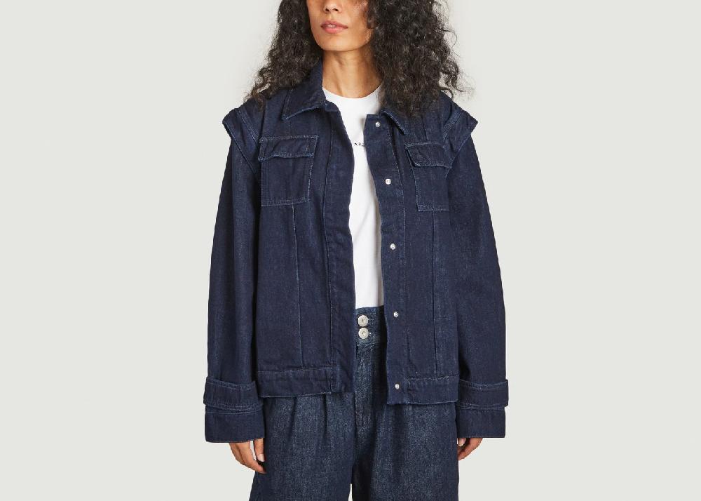 l'exception La veste en denim Denim Chez Nous