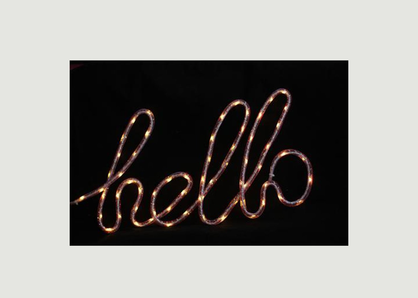 l'exception Lampe Nylon Hello Blanc Locomocean