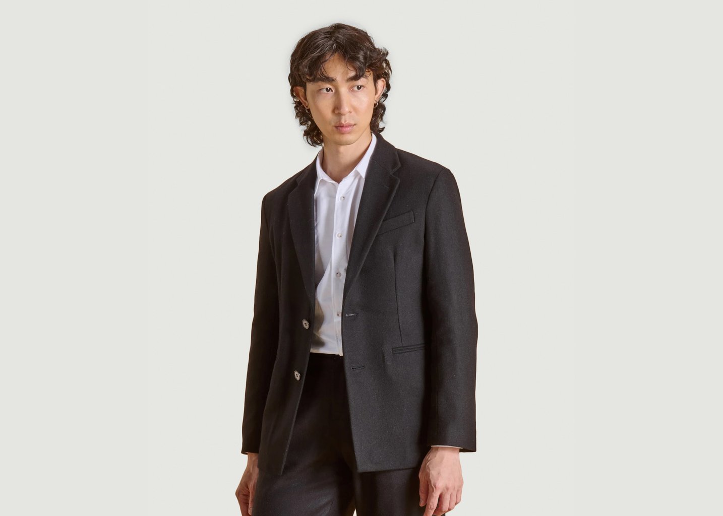 l'exception Le Blazer Cadet Noir Soubacq