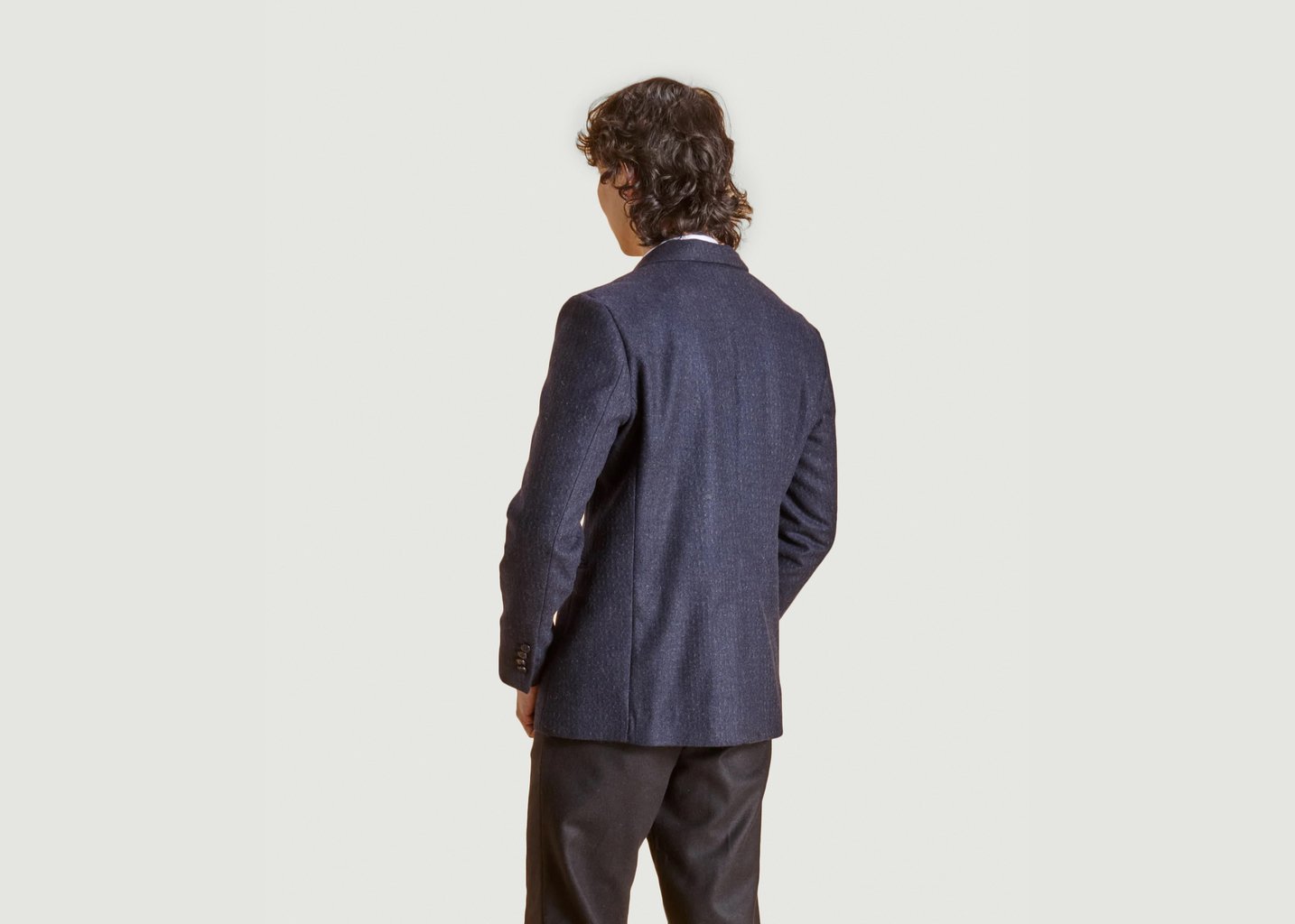 L'exception Le Blazer Mondrian Bleu Marine Soubacq