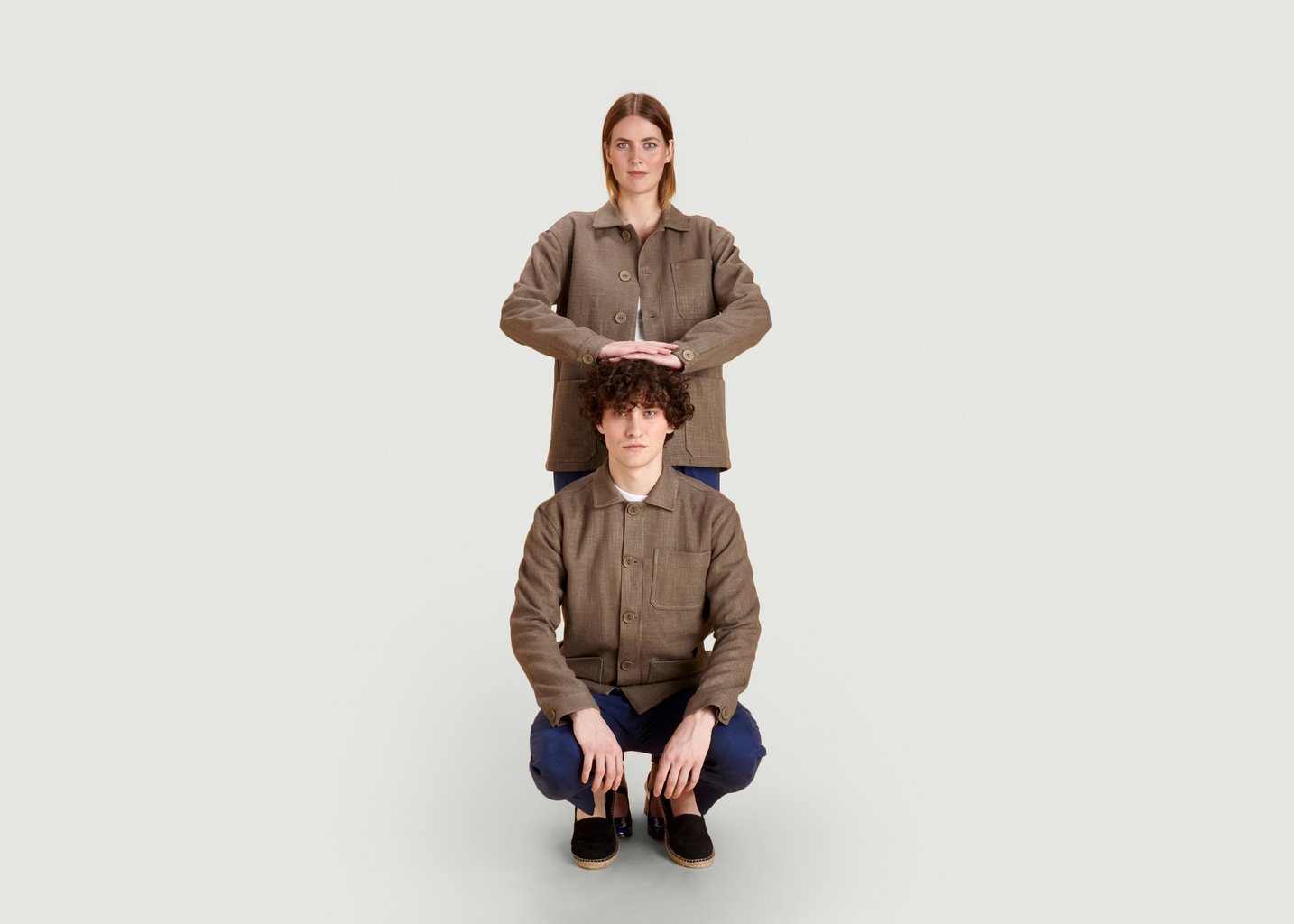 l'exception Le Bleu Galet Marron Soubacq
