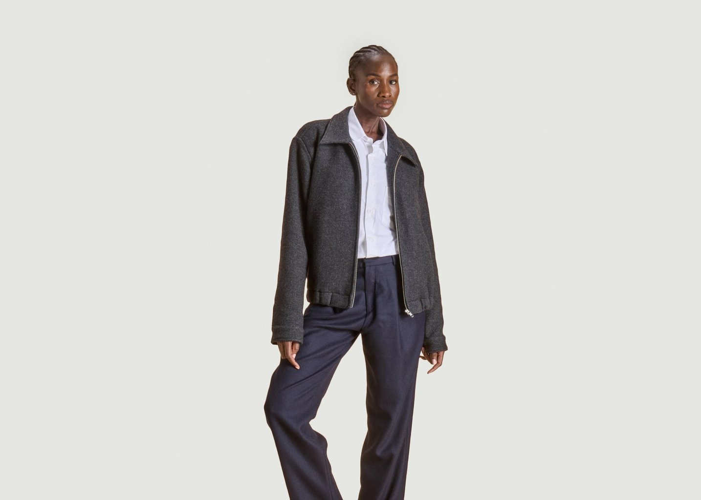 L'exception Le Blouson Lenno Anthracite Soubacq