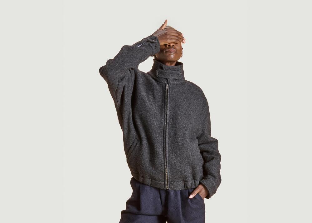l'exception Le Blouson Lenno Anthracite Soubacq
