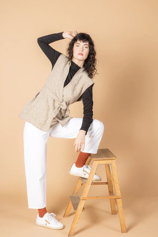 L'exception Le Gilet Castiglione Sable Soubacq