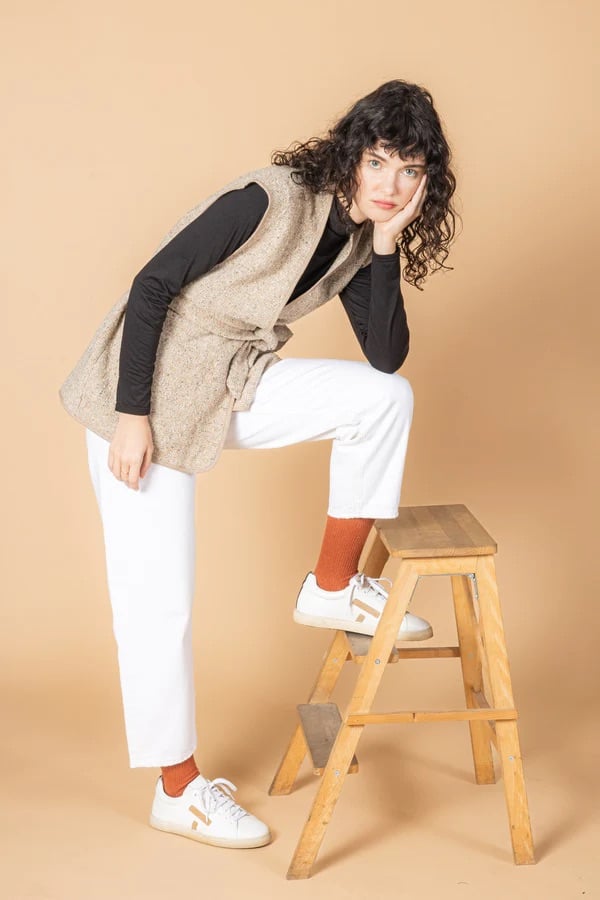 L'exception Le Gilet Castiglione Sable Soubacq
