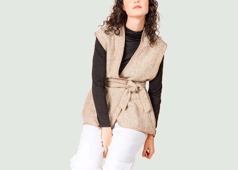 l'exception Le Gilet Castiglione Sable Soubacq