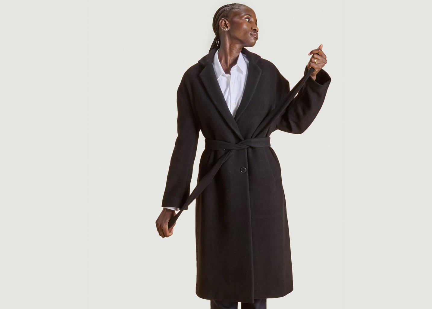 l'exception Le Manteau Vendôme Noir Soubacq