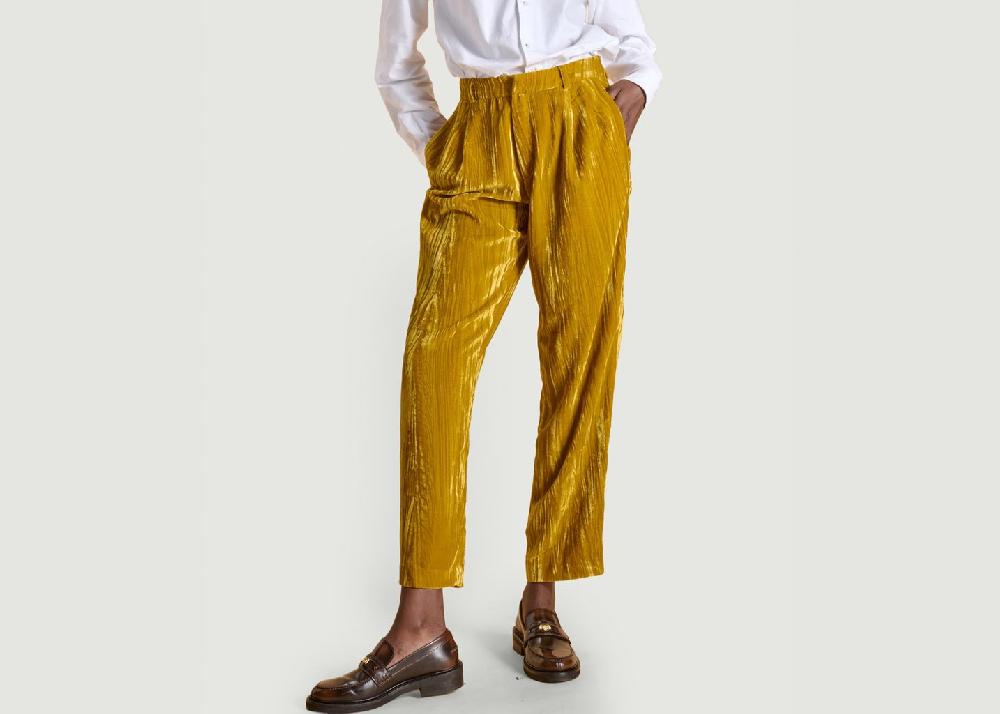 l'exception Le Pantalon Sadie Moutarde Soubacq