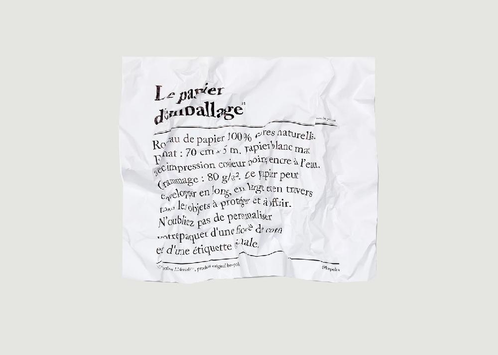 L'exception Le Papier D’emballage Blanc A.S.L