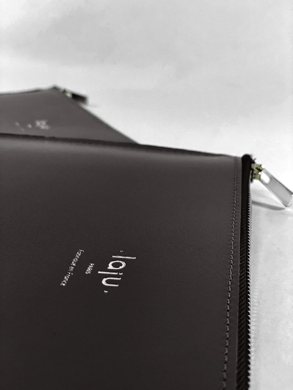 L'exception Le Porte Document Noir Laju Paris