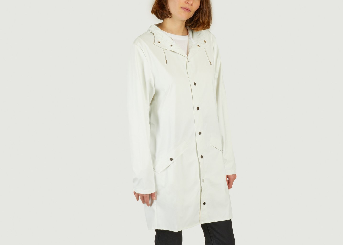 L'exception Long Jacket Blanc Rains