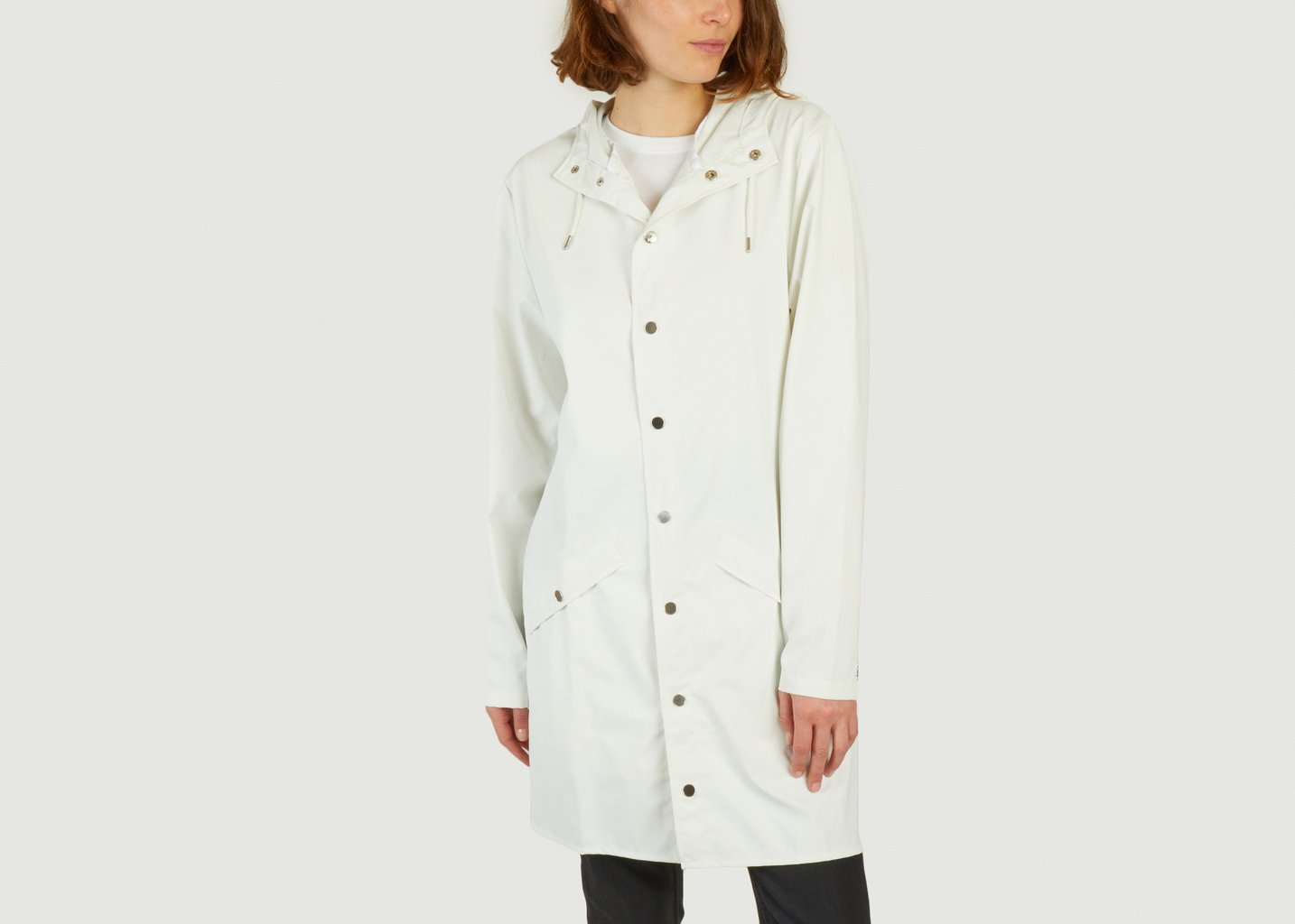 L'exception Long Jacket Blanc Rains