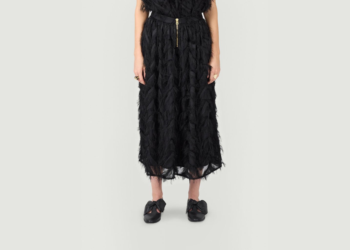 l'exception Longue Jupe Orso Noir Heimstone