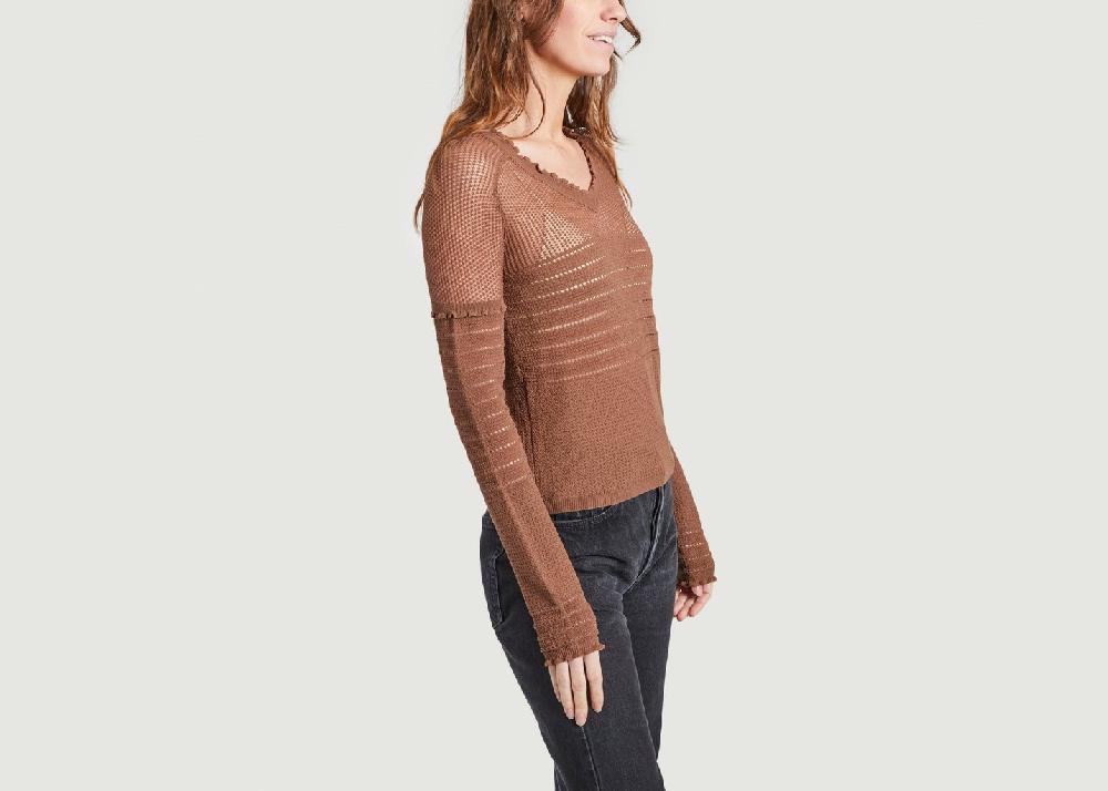 L'exception Maille Petits Volants Marron Carven