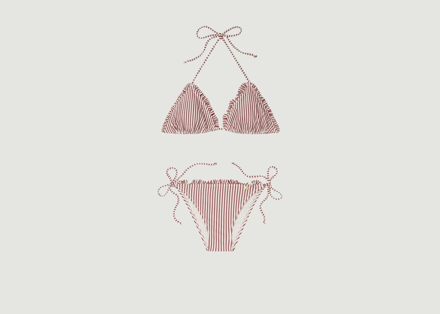 l'exception Maillot 2 pièces Grana Rouge Bohodot