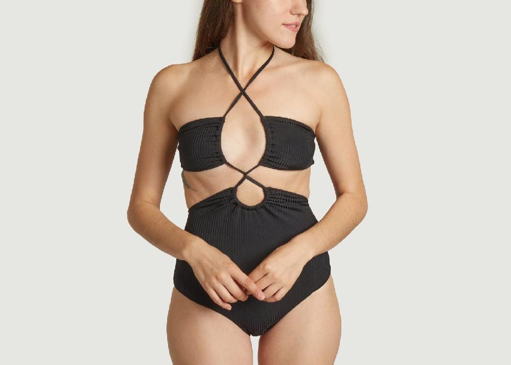 L'exception Maillot De Bain Davina Noir Albertine